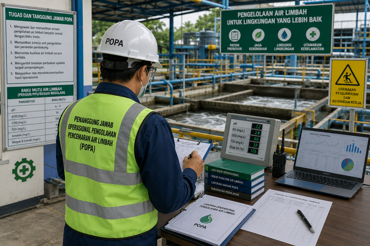 Penanggung Jawab Operasional Pengolahan Pencemaran Air Limbah (POPA)